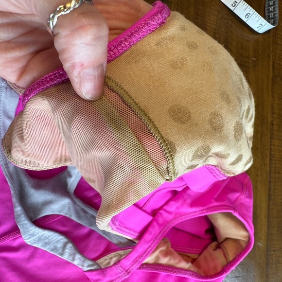 Lululemon | Pow Pink Metallic Silver Optimal Tank nwot - Picture 7 of 7